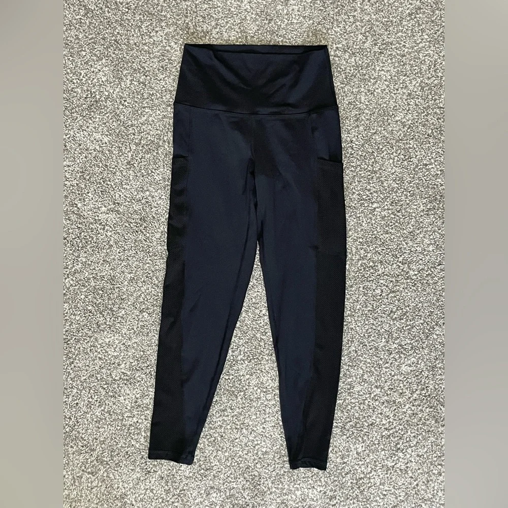 Aerie black leggings 24” inseam size small_4